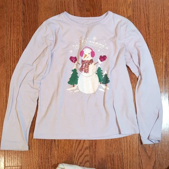 Girls Size 7/8 Clothing Bundle T-shirts Long Sleeves Shorts & Pants - Picture 9 of 16